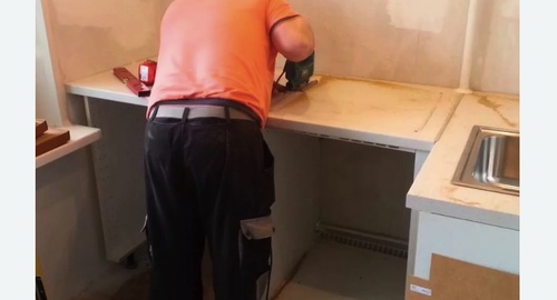 Сборка кухонного гарнитура. Магадан